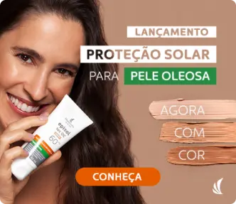 Lançamento proteção solar para pele oleosa